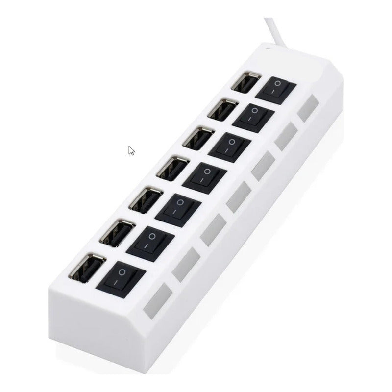 Adaptador Usb Hub 7 Puertos Con Interruptores