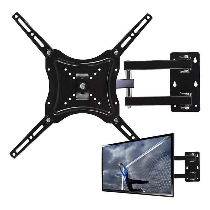 Soporte Para Tv Giratorio Pared Brazo Movil 14 A 55 50kg