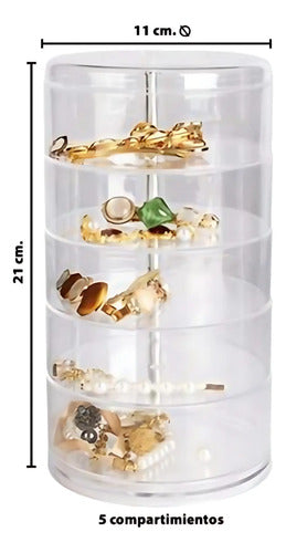 Organizador Joyas Accesorios Anillos Pulseras Giratorio Aleatorio