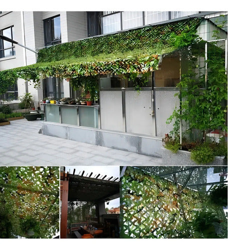 Toldo Lona Sombra Malla Poliester 3x3m Jardin Camping Marrón
