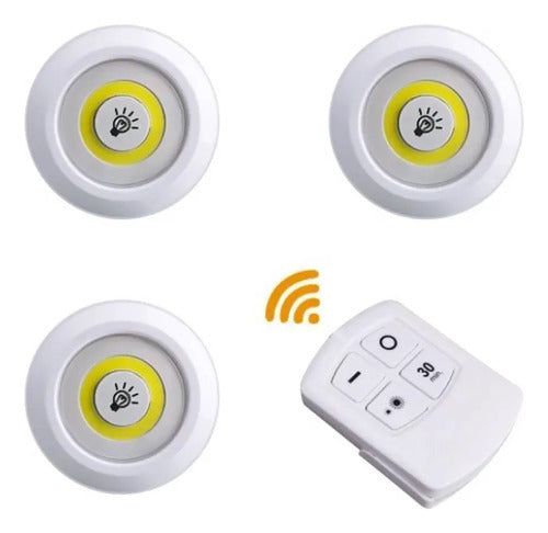 Lampara Led Portatil Inalambrica Armario Ropero X3