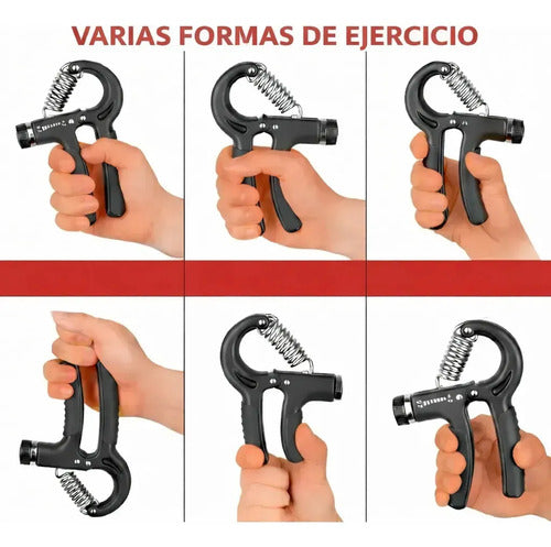 Hand Grip X2 Unidades Ejercitador Agarre Antebrazo Mano Veoquiero Variado X2