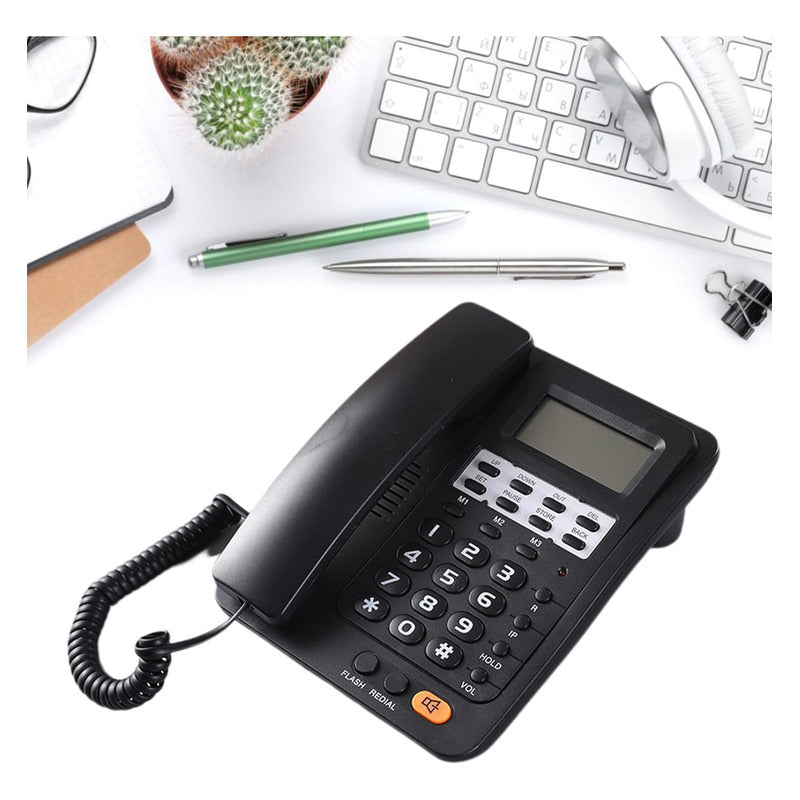 Telefono Fijo Numeros Grandes Con Captor De Llamadas