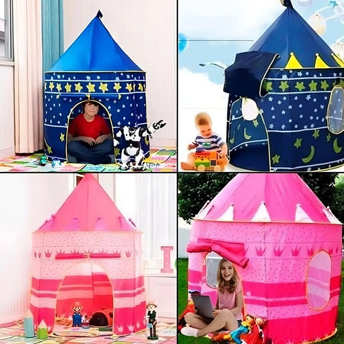 Carpa Castillo Infantil Para Niños Con Bolso Niña Niño
