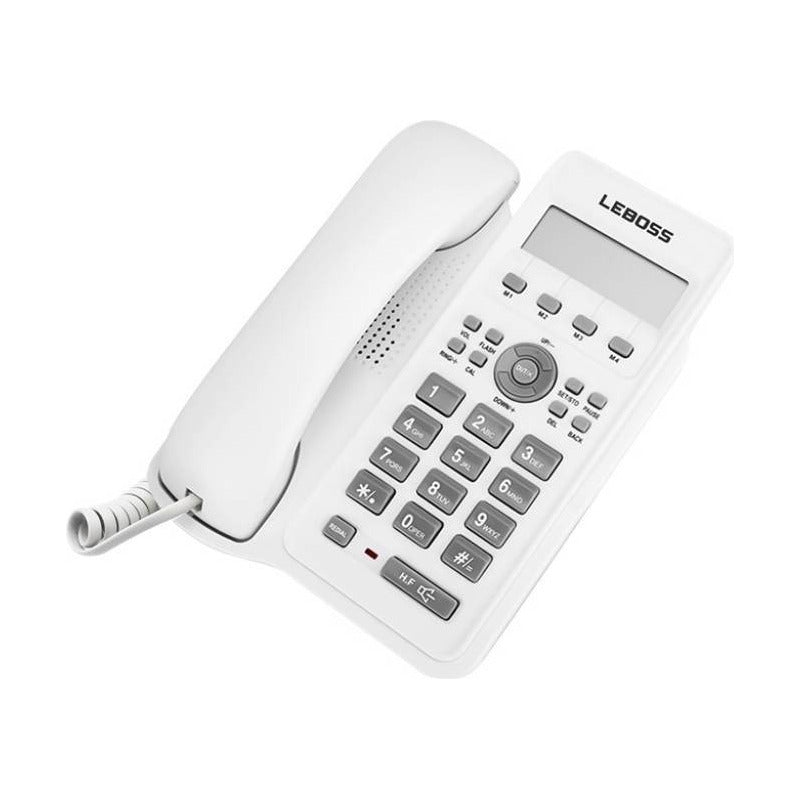 Telefono Fijo Con Captor De Llamadas Blanco Y Negro