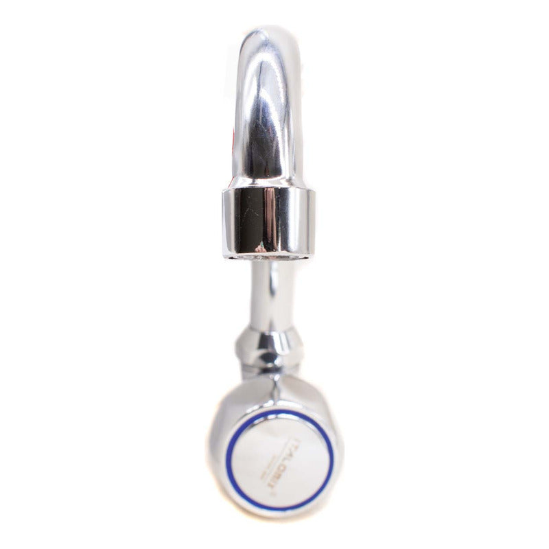 Canilla Cocina Pared Unitaria Grifo Mesada Metal Agua Fria
