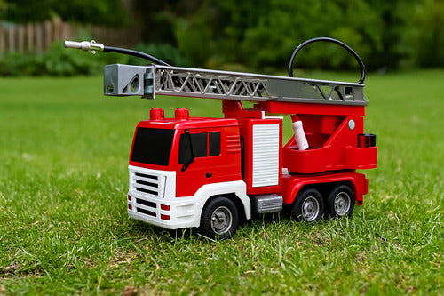 Camion De Bomberos Con Control Remoto Luces Led Juguete Aleatorio