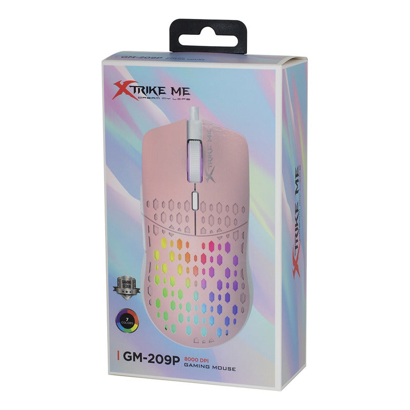 Mouse Gamer Con Cable 6 Botones Luz Rgb