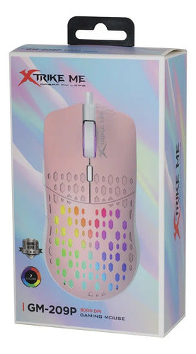 Mouse Gamer Con Cable 6 Botones Luz Rgb