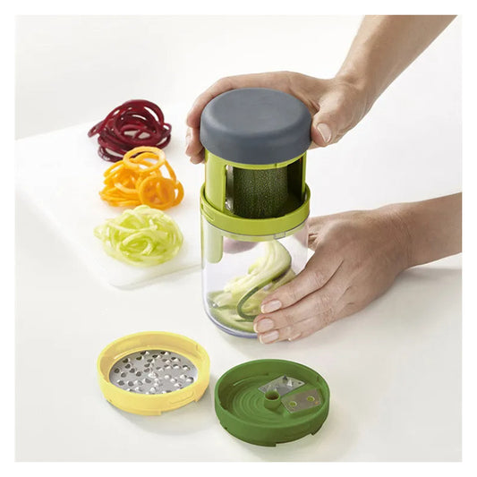 Rallador Cortador Manual Espiral De Verduras Frutas Queso