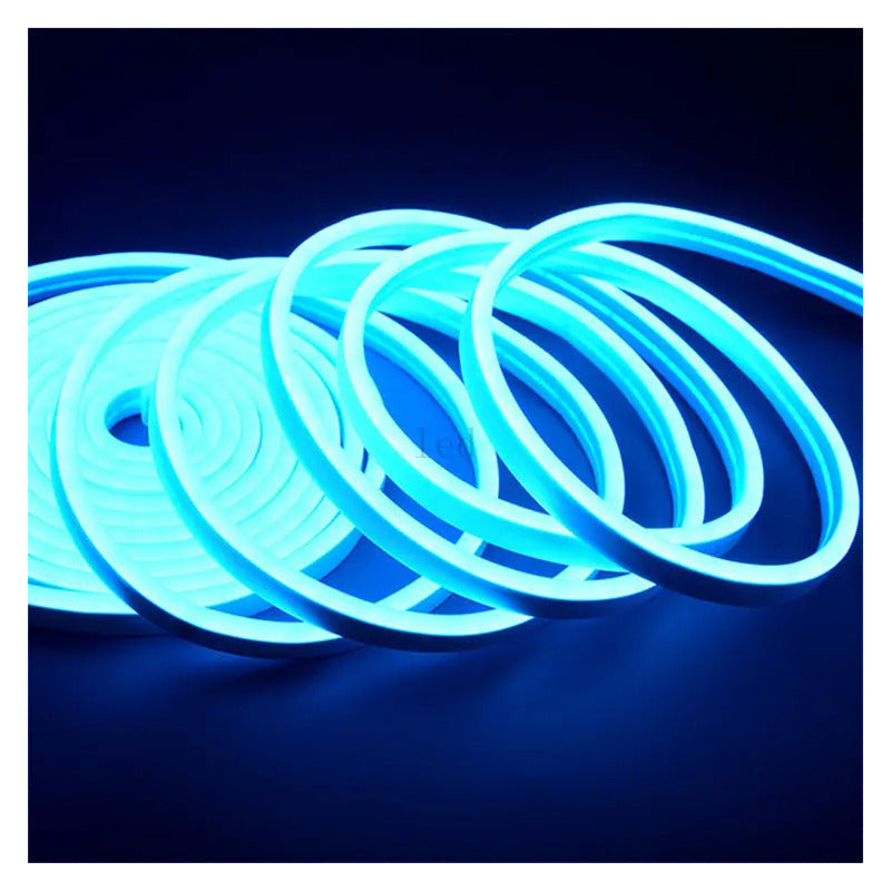 X2 Tira Led Neon Flexible 5 Mts Manguera Luz 10 Metros Total