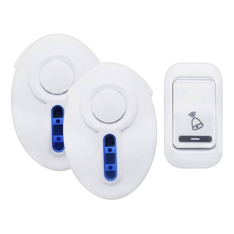 Timbre Inalambrico Exterior Doble 220v Anti Interferencias