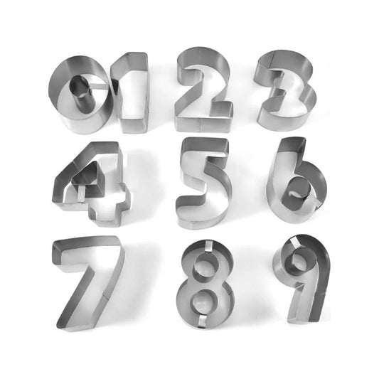 Moldes Numeros Decoracion Torta Gatetitas 10 Piezas 10 Cm