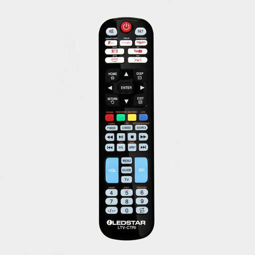 Control Remoto Universal Smart Tv Ledstar Boton Youtube 8 Mt Negro