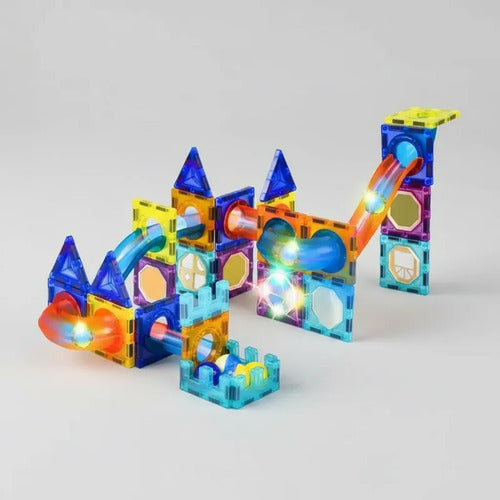 Set Bloques Magnéticos X75 Piezas Construcción Infantil Pack 75