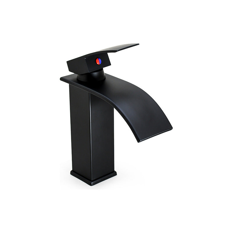 Monocomando Negro Lavatorio Canilla Baño Mezcladora Pileta