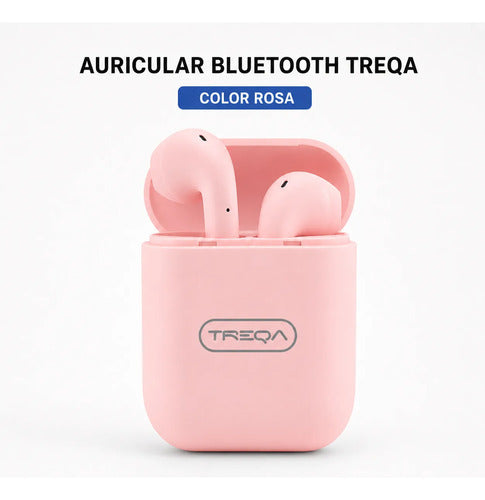 Auriculares Inalámbricos 6 Colores Bluetooth Estuche In Ear Rosa