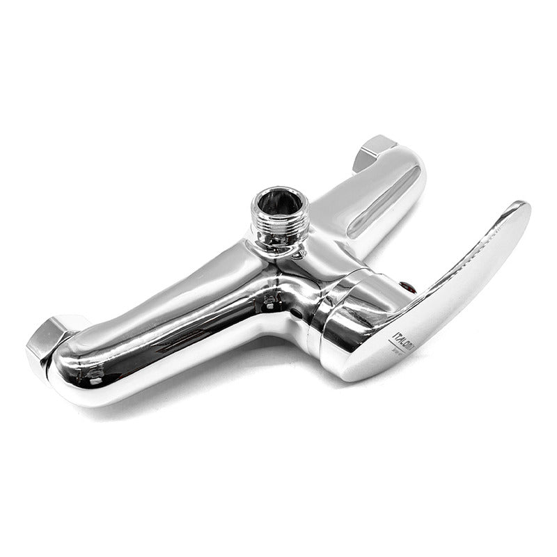 Grifo Monocomando 20cm Cocina Cromado Canilla Mesada Pared