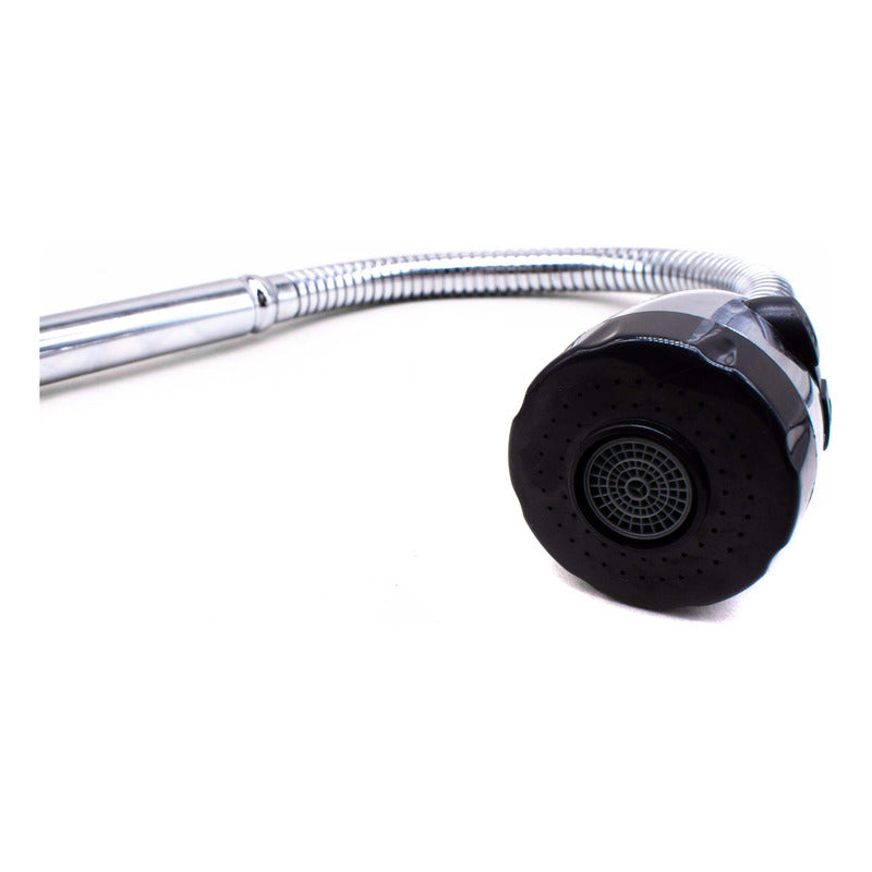Canilla Cocina Pared Unitaria Grifo Mesada Metal Flexible