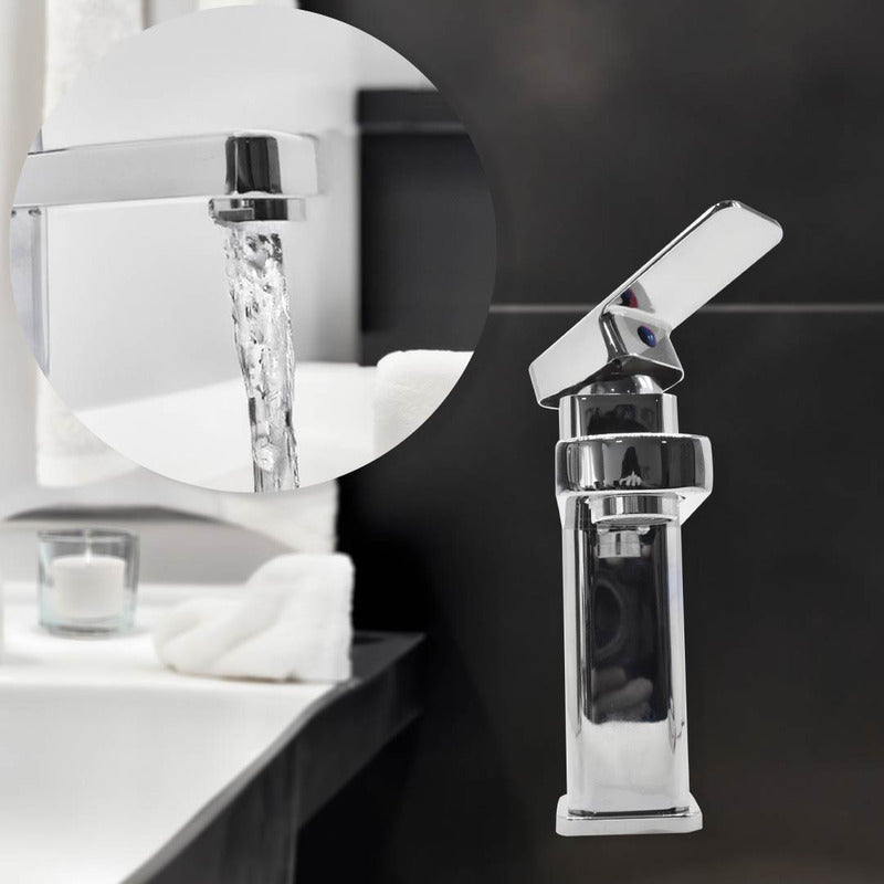 Canilla Tubular Para Lavatorio Baño Monocomando Pileta Grifo