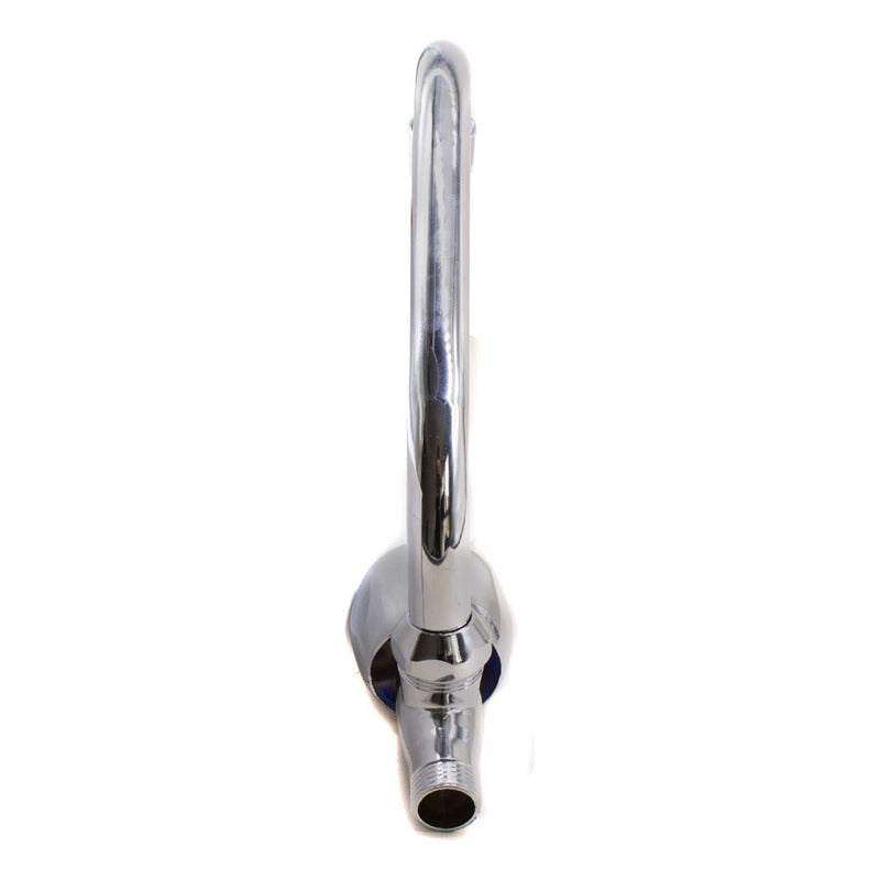 Canilla Cocina Pared Unitaria Grifo Mesada Metal Agua Fria
