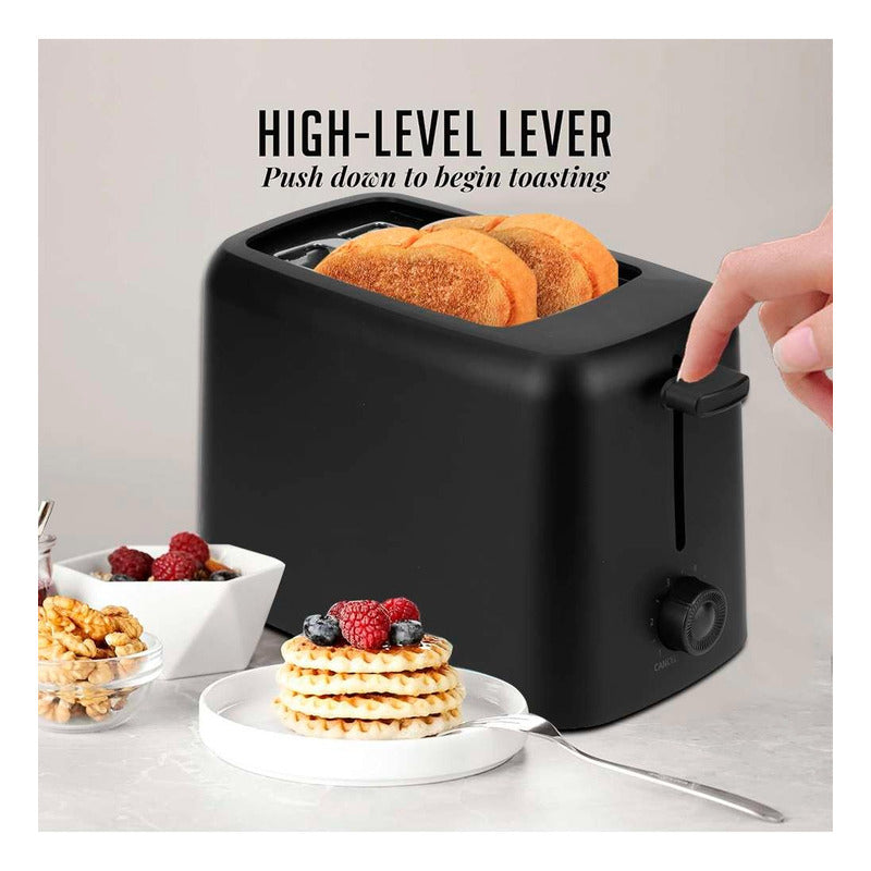 Tostadora Electrica 2 Rodajas 6 Niveles De Tostado 650w