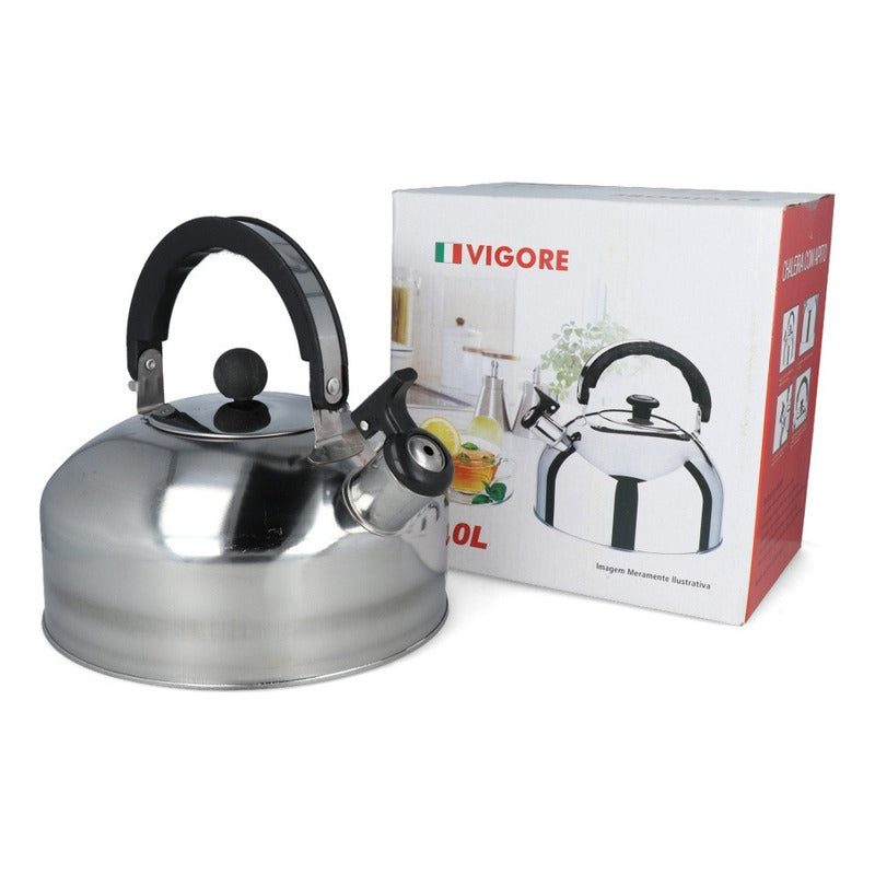 Caldera Silvadora 4 Litros Acero Inoxidable Cocina