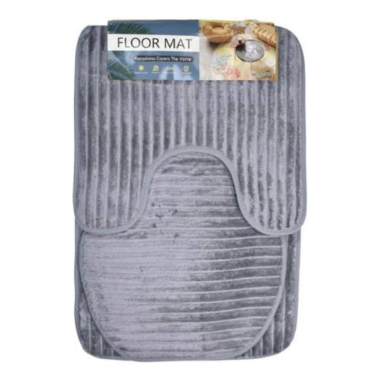 Set De Alfombras Para Baño 3 Pcs Con Relieve