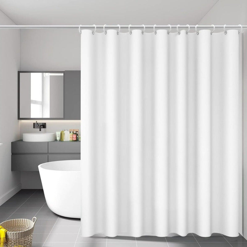 Cortina De Baño Para Ducha 180x180cm Blanca