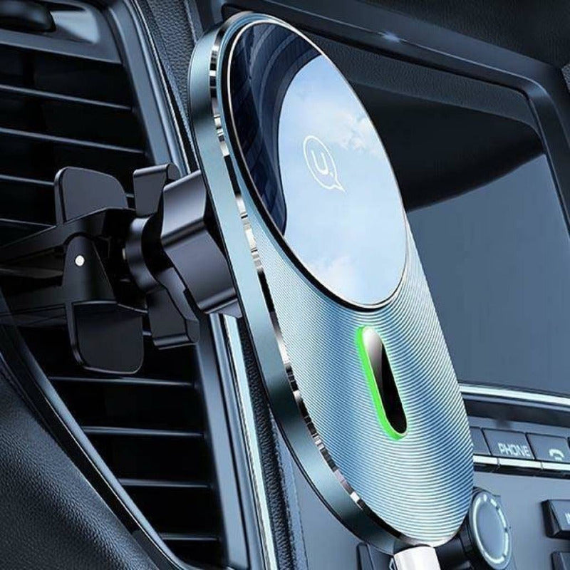 Cargador De Auto Inalambrico Magnetico 15w Para Ventilacion