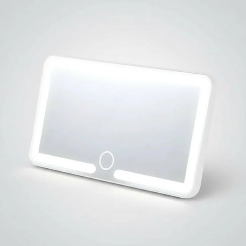 Espejo Para Maquillaje Con Luz Led Tactil Para Auto Varios