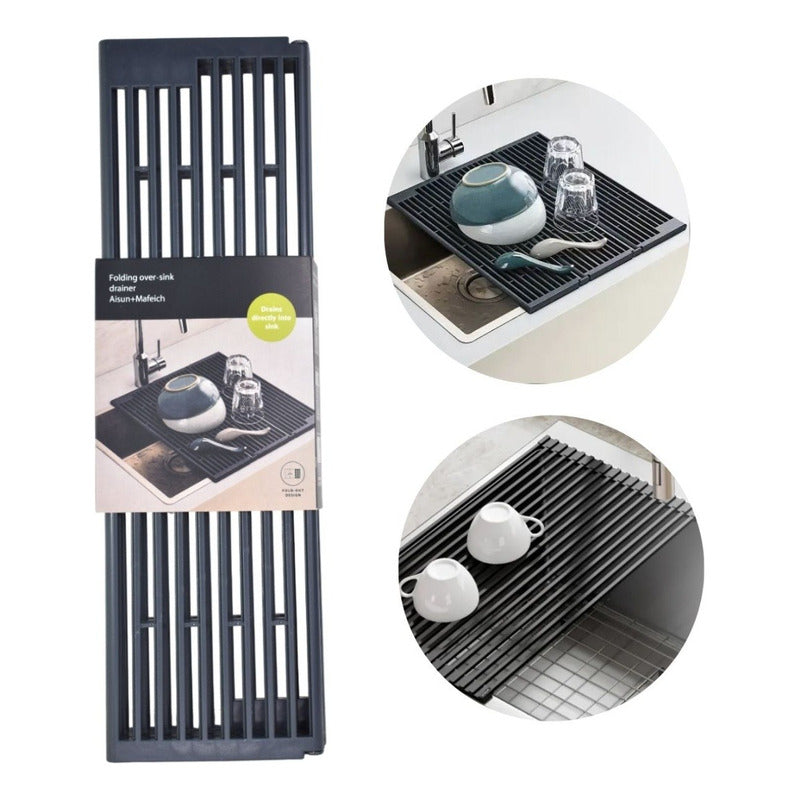 Escurridor Extensible Para Pileta Cocina Bacha 43x39cm.