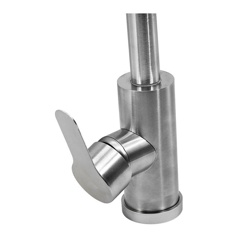 Monocomando Cocina Cuello Cisne Canilla Mesada Grifo Metal