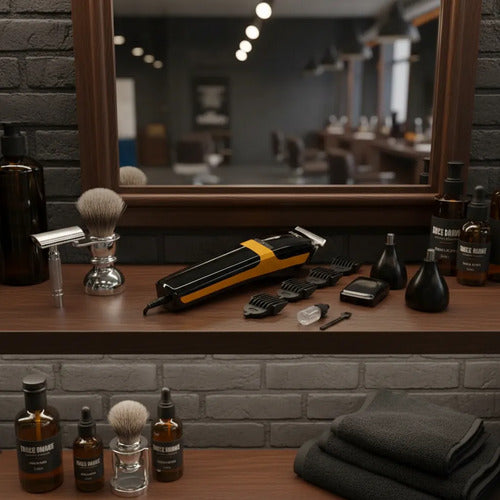 Cortapelo Maquina De Cortar Pelo Hombre Inalambrica Negro