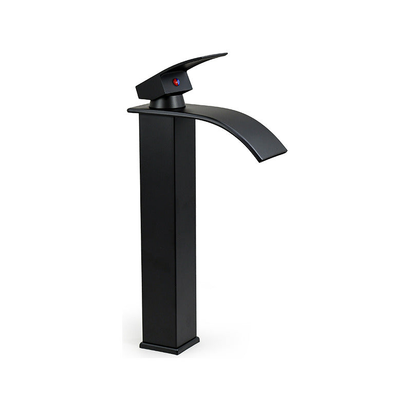 Canilla Negra Para Lavatorio Baño Monocomando Mezcladora