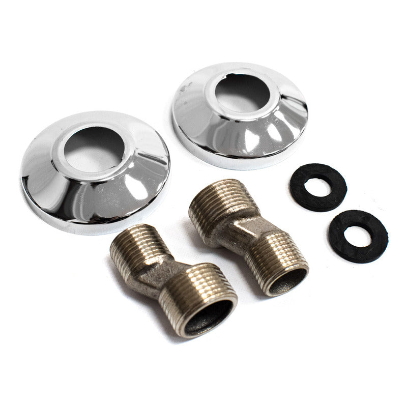 Monocomando 20cm Pico Cromado Canilla Cocina Pared Mesada