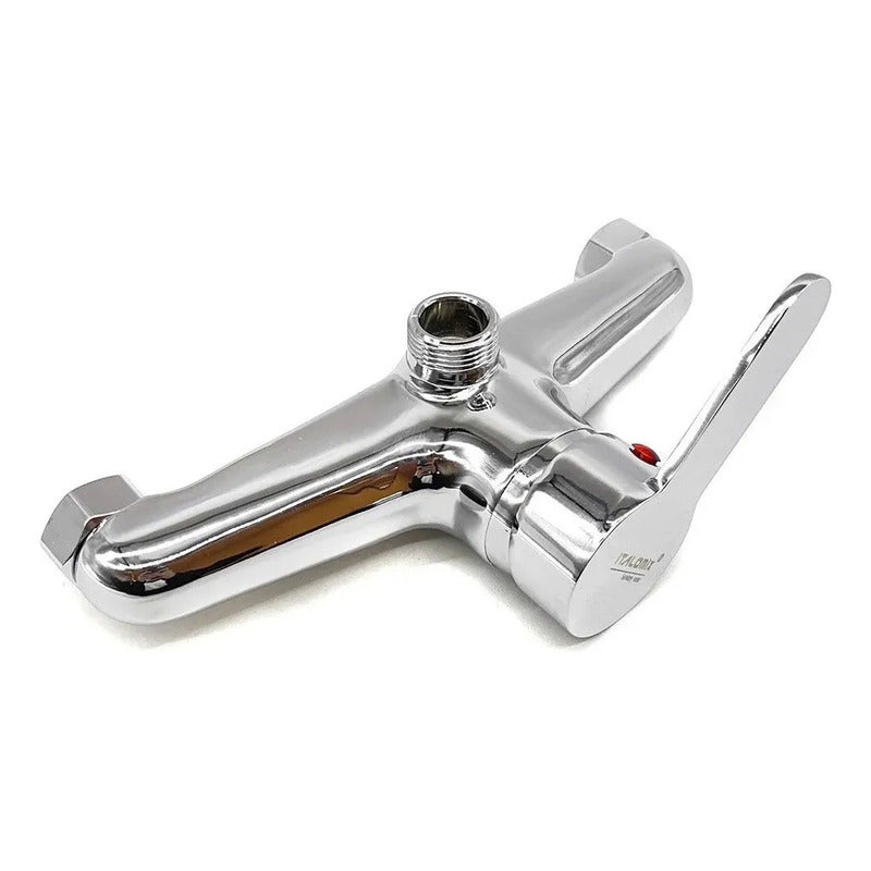 Monocomando Mesada Cocina Canilla Flexible Pared Grifo 20cm