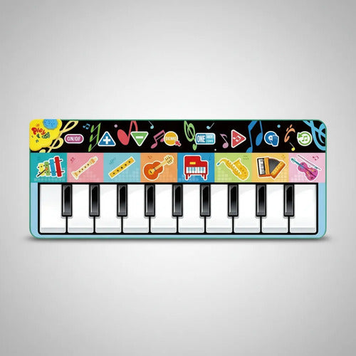 Alfombra Musical Infantil Piano Interactivo 150cm Plegable