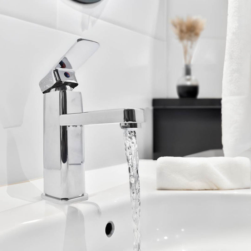Canilla Tubular Para Lavatorio Baño Monocomando Pileta Grifo