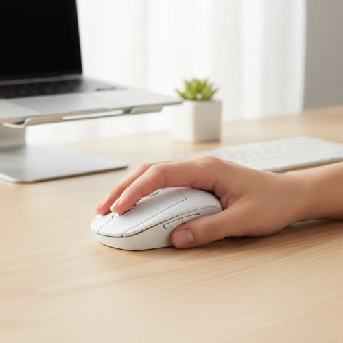 Mouse Ergonomico Inalambrico Bluetooth Vertical 6 Botones Pc Aleatorio - 2 Colores