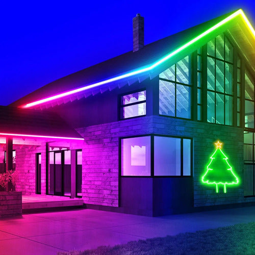 Tira Led Neon Flexible Rgb 5 Metros Manguera Luz Decoracion Rgb