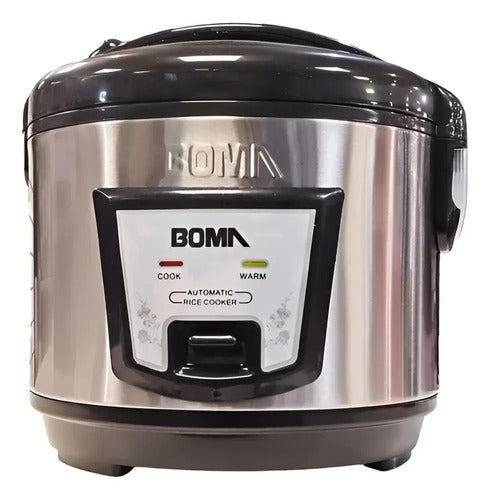 Olla Arrocera Electrica Antiadherente 2 Litros 400w Gris 50/60