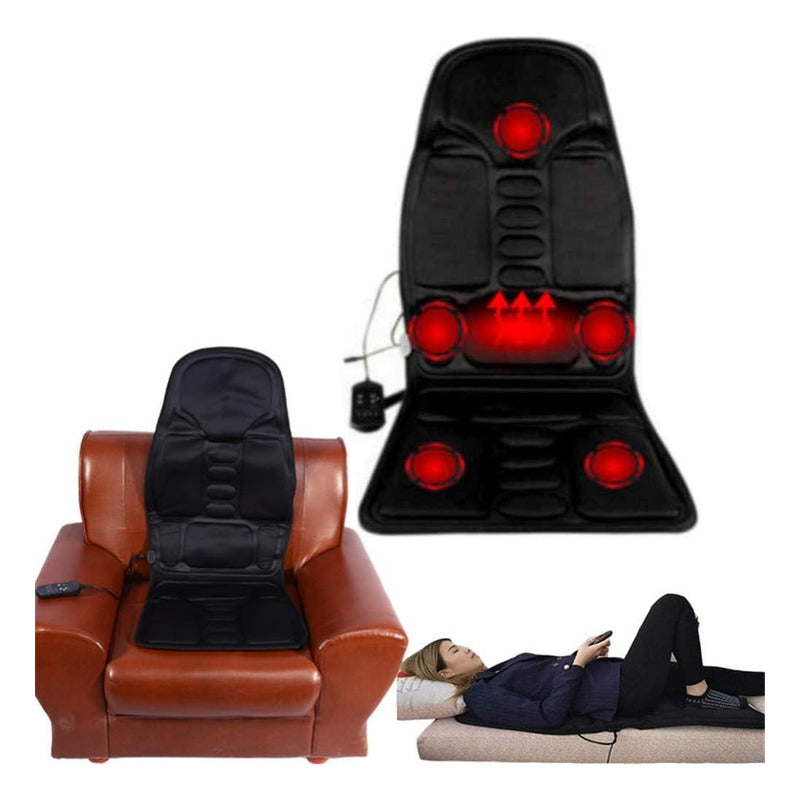 Masajeador De Espalda Y Cintura Electrico Para Sillon