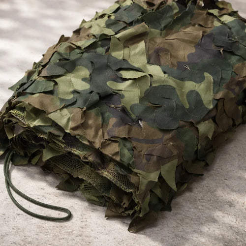 Toldo Lona Malla Sombra Camuflado 3x3 Impermeable Camping Aleatorio