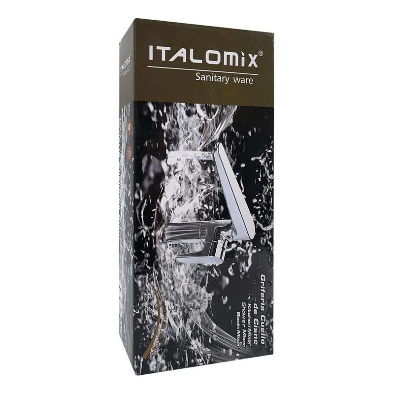 Monocomando Mesada Cocina Canilla Flexible Pared Grifo 20cm