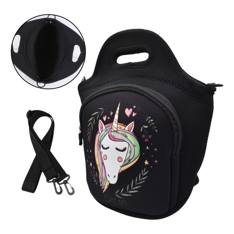 Bolso Lonchera Infantil Para Niños De Neopreno 30x27cm.