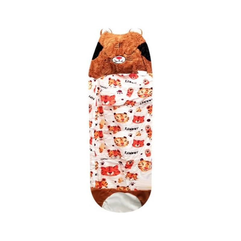 Bolsa De Dormir Infantil Para Niños Peluche 175x70cm Talle L