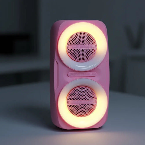 Parlante Bluetooth 2x3'' Led Rgb Tws Tf Usb Fm Portátil Aleatorio - Segun Stock