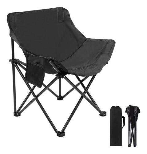 Carpa Camping Para 3 A 4 Personas + Silla Plegable Con Funda Aleatorio