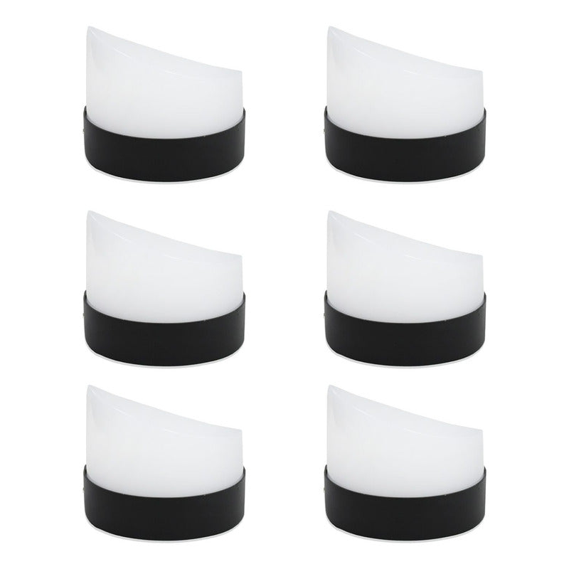 Set X6 Foco Pared Aplique Exterior Lampara Luminaria